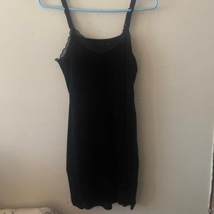 Black Velvet Cami Dress